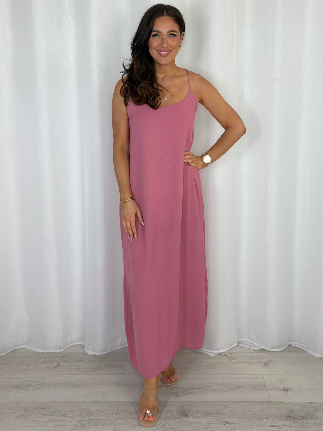 Spaghetti Strap Maxi Dress (13 Colours)