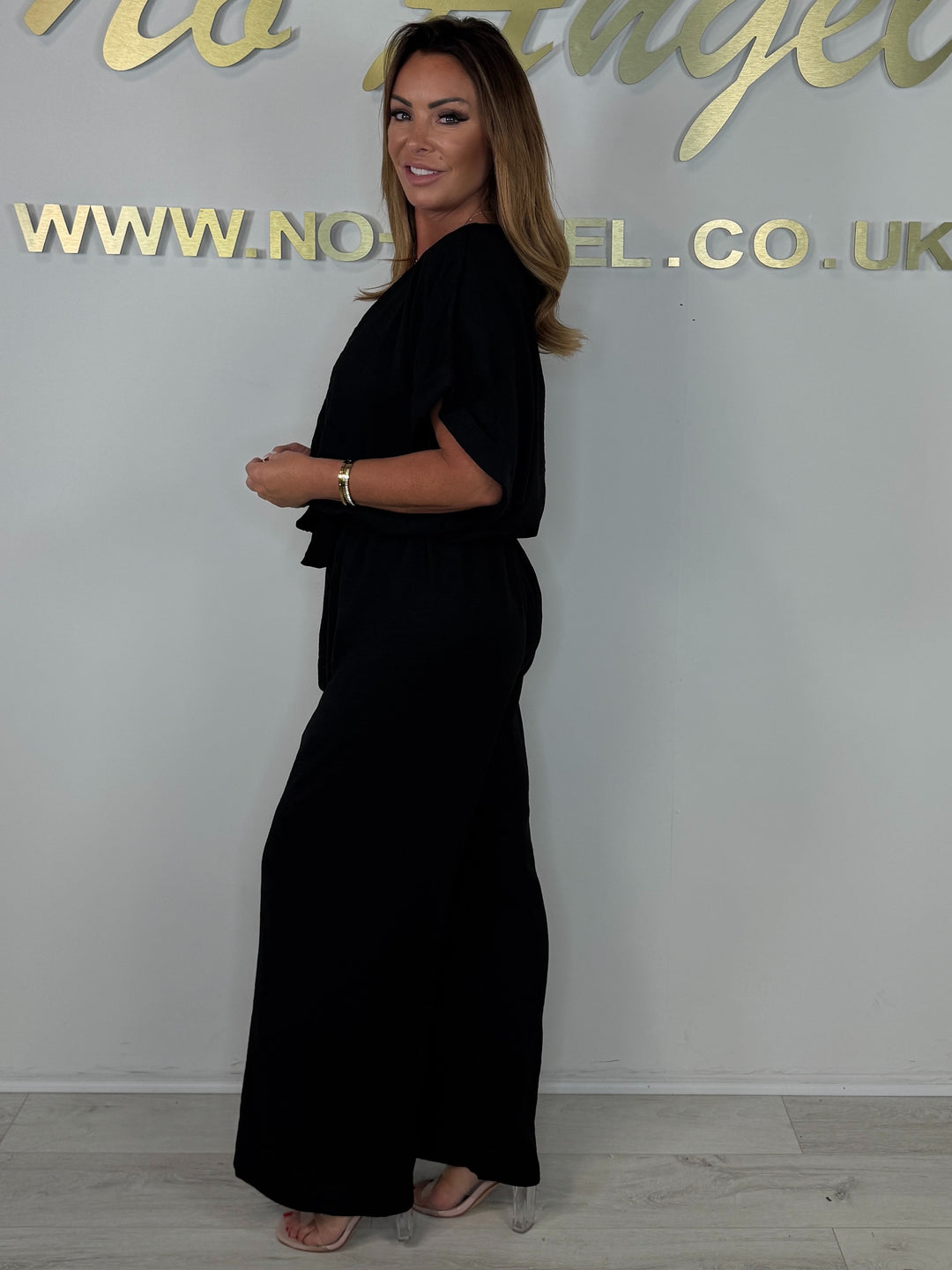Round Neck Belted Jumpsuit (2 Colours)