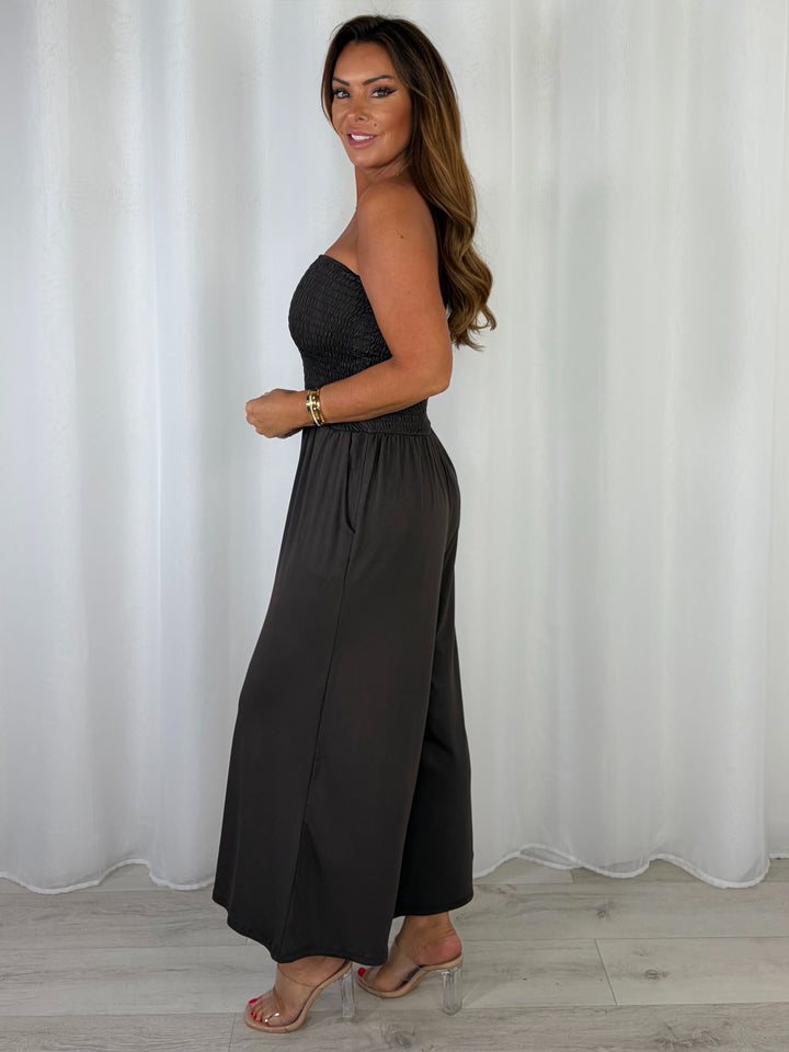 Smocked Bandeau Jumpsuit (6 Colours)