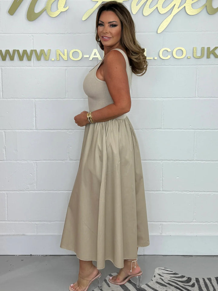 Flared T-Shirt Midi Dress (6 Colours)
