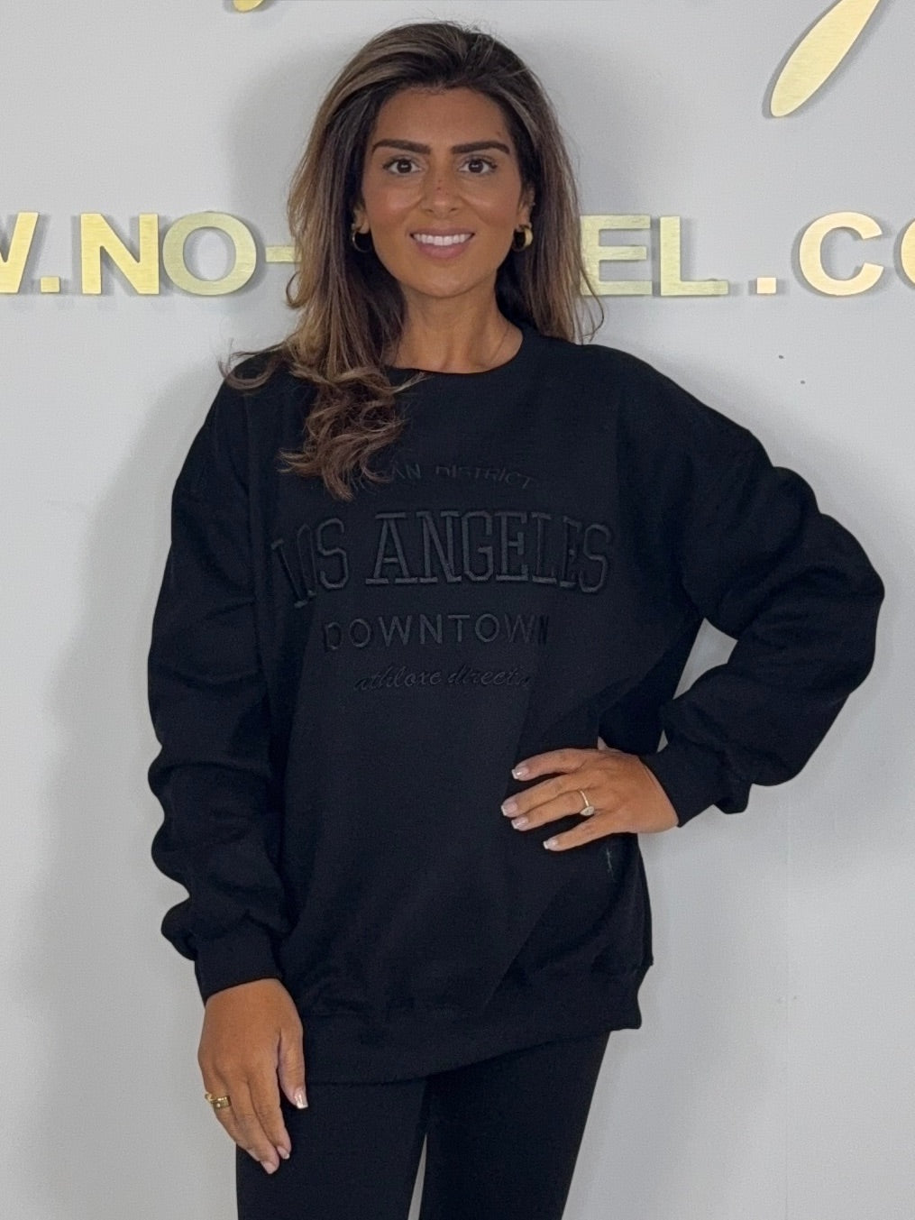 Los Angeles Round Neck Oversize Sweatshirt (4 Colours)