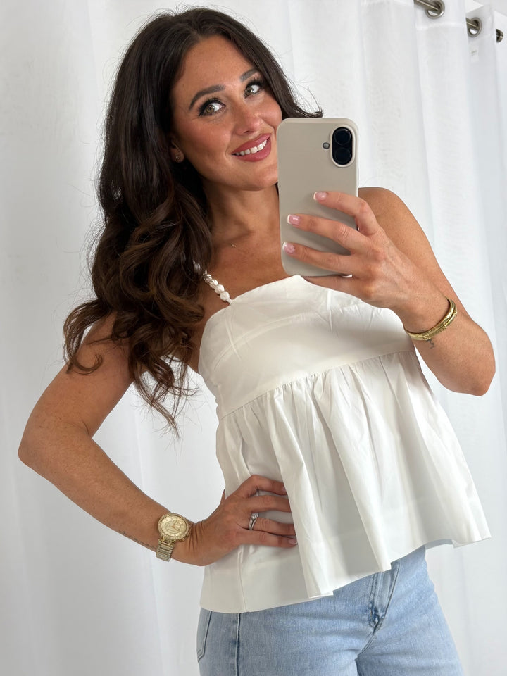 Beaded Strap Top (2 Colours)