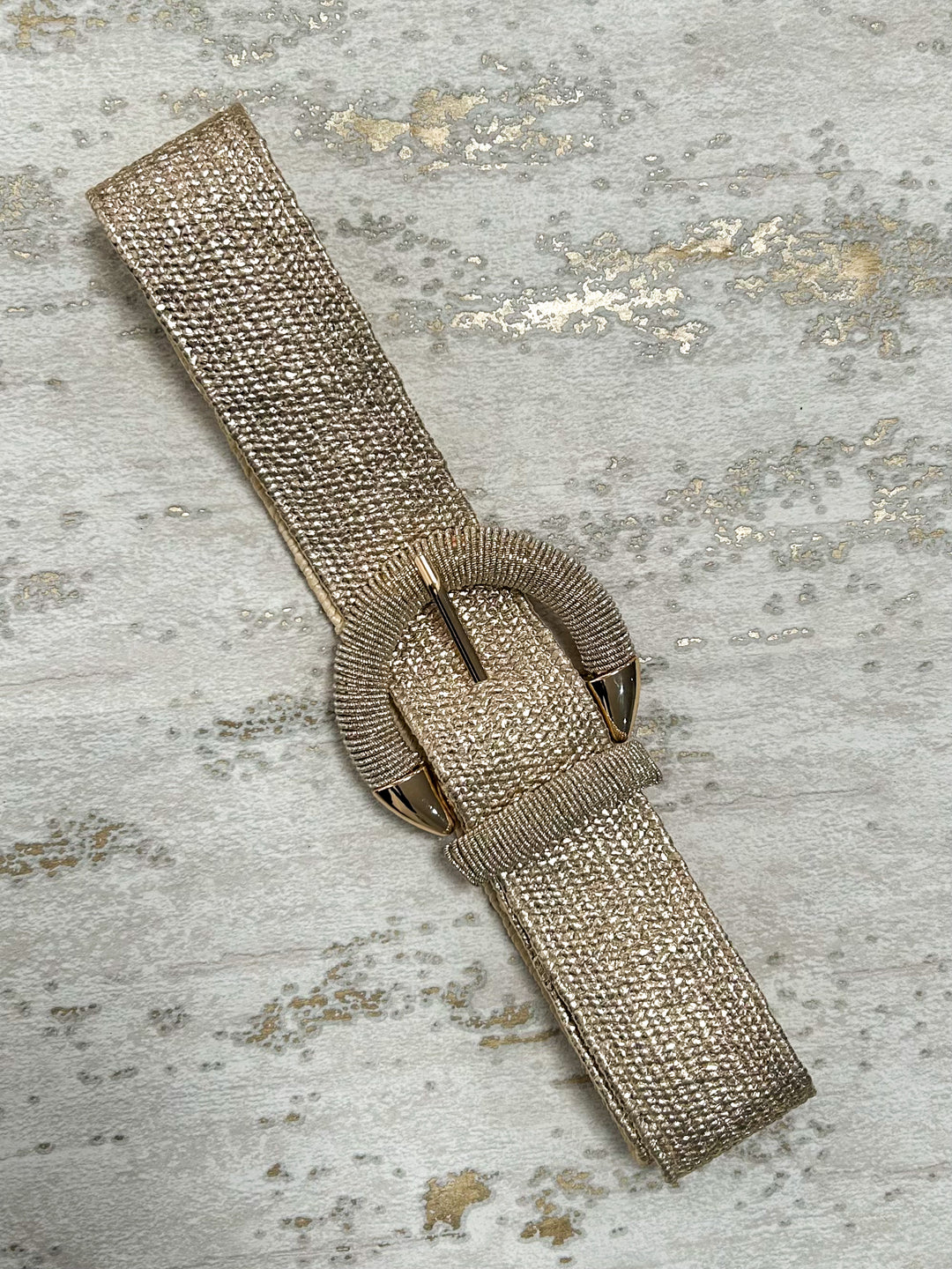 Round Buckle Woven Belt (3 Colours)