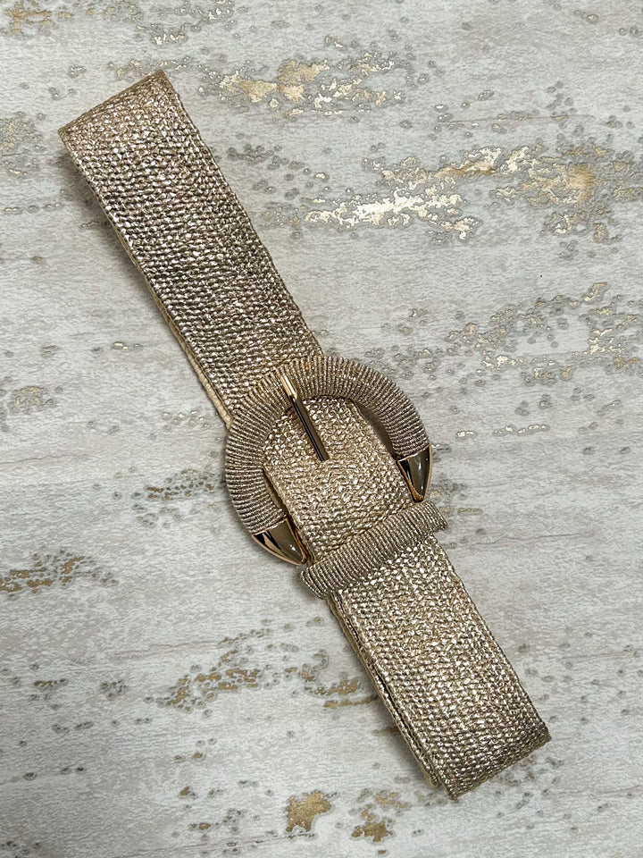 Round Buckle Woven Belt (3 Colours)