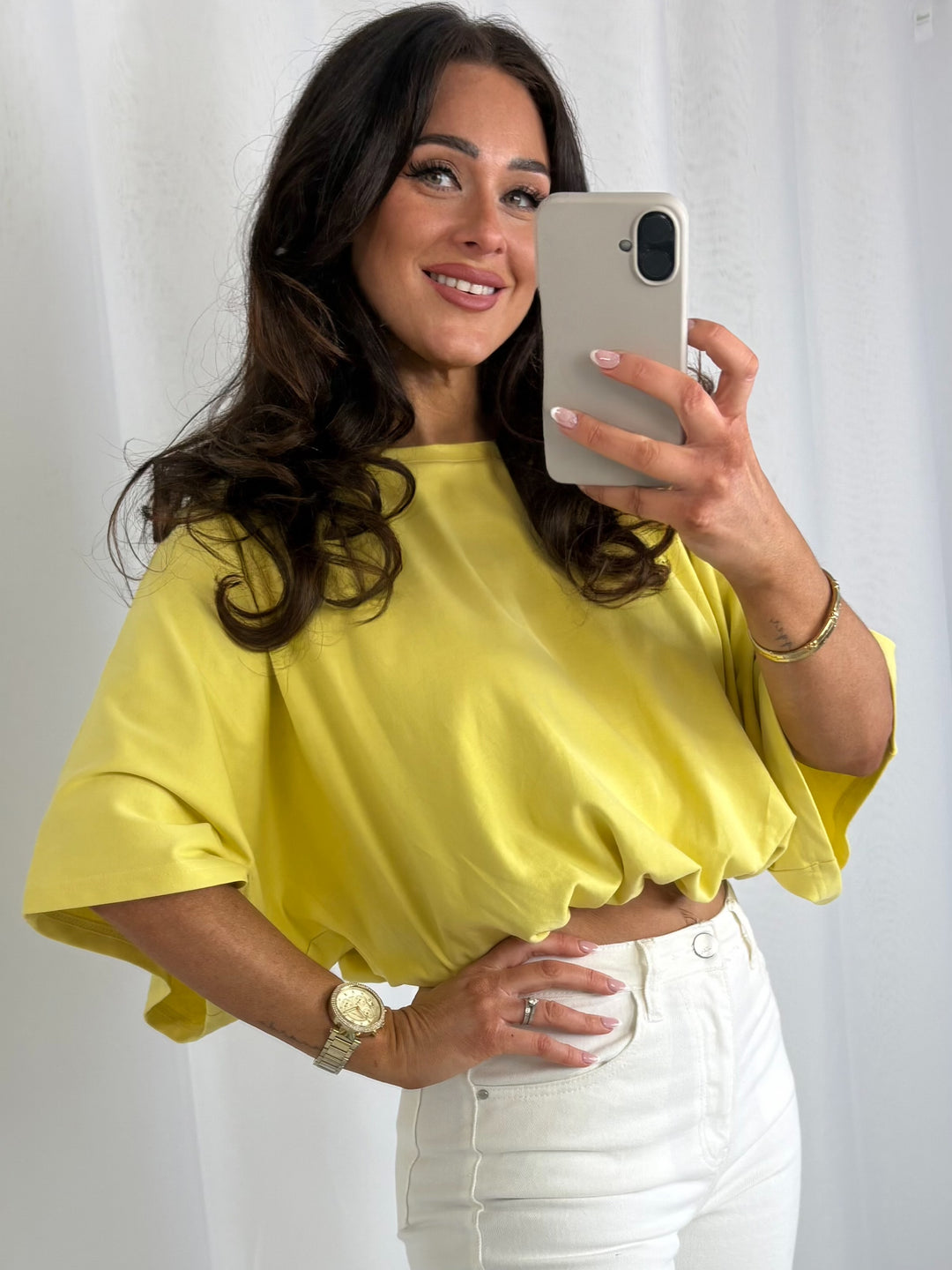 OverSized Balloon Hem T-Shirt (4 Colours)