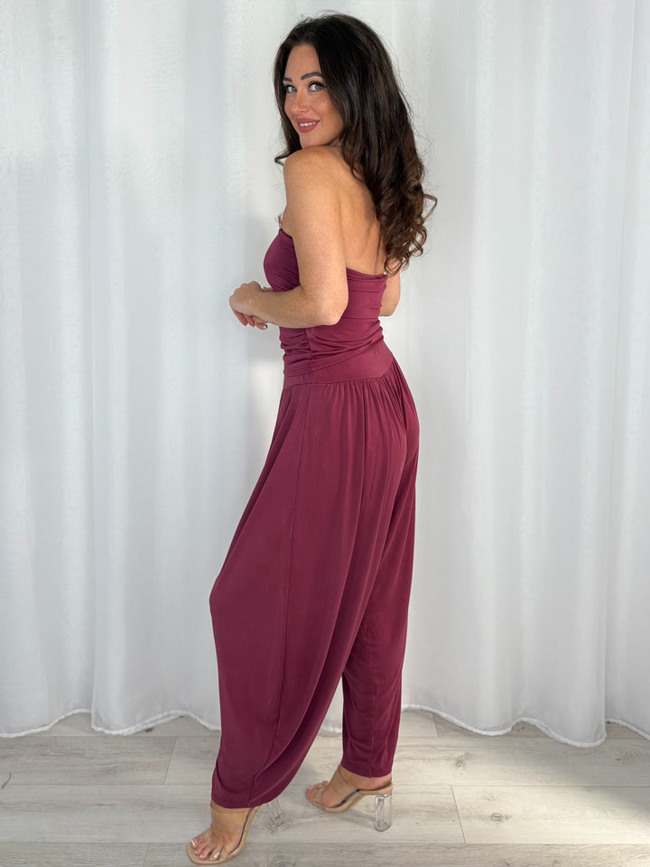 Bandeau Top And Harem Trouser Co-Ord (5 Colours)