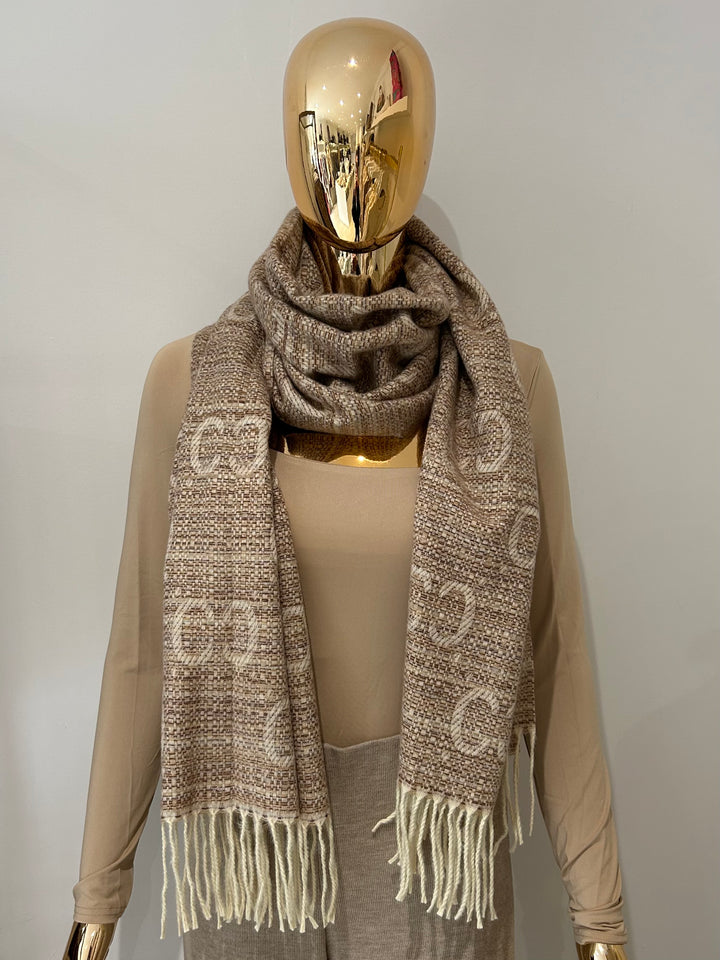 Designer Inspired Soft Knit Tassel Scarf (3 Colours)