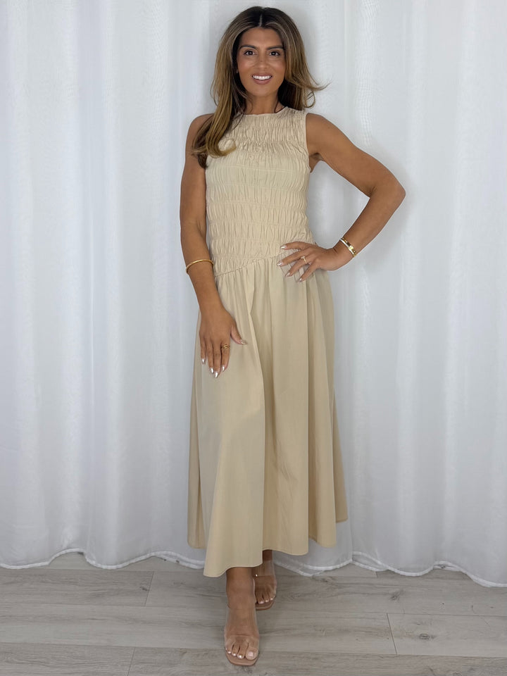 Smocked Bodice Maxi Dress (2 Colours)