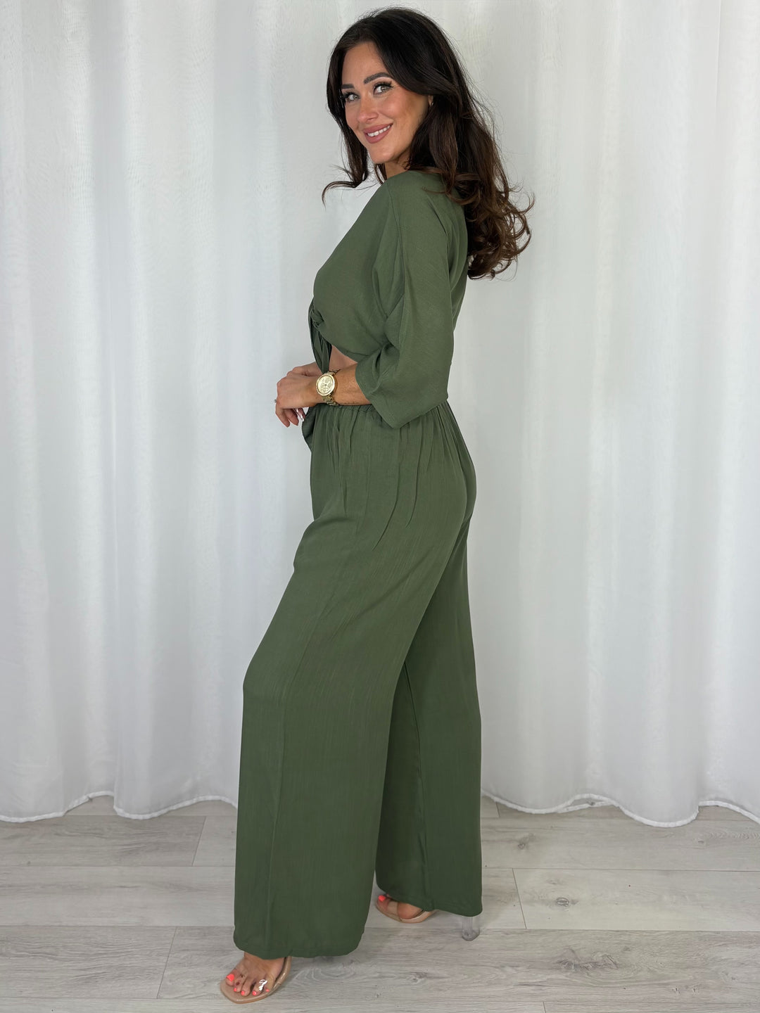 Tie Up Top & Trouser Co-ord (5 Colours)