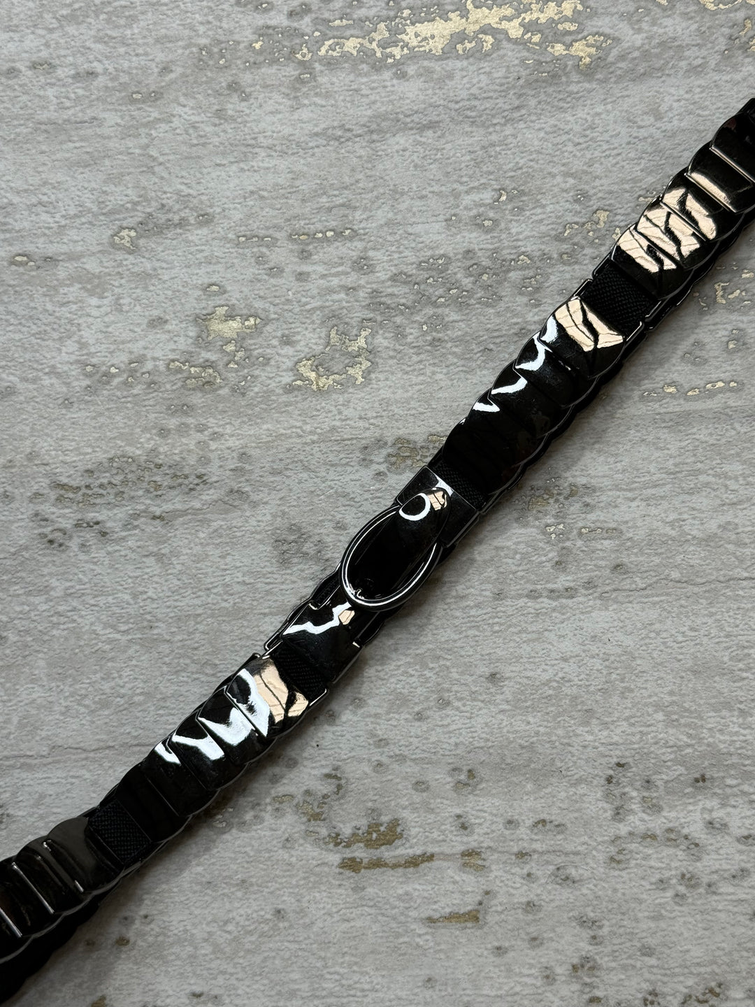 Thin Squared Stretch Detail Belt (2 Colours)