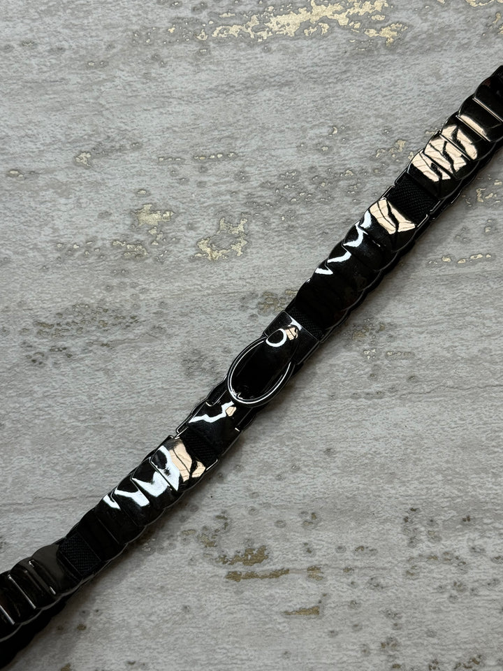 Thin Squared Stretch Detail Belt (2 Colours)