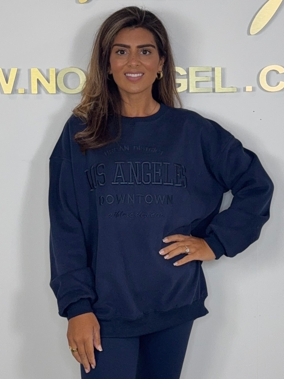 Los Angeles Round Neck Oversize Sweatshirt (4 Colours)