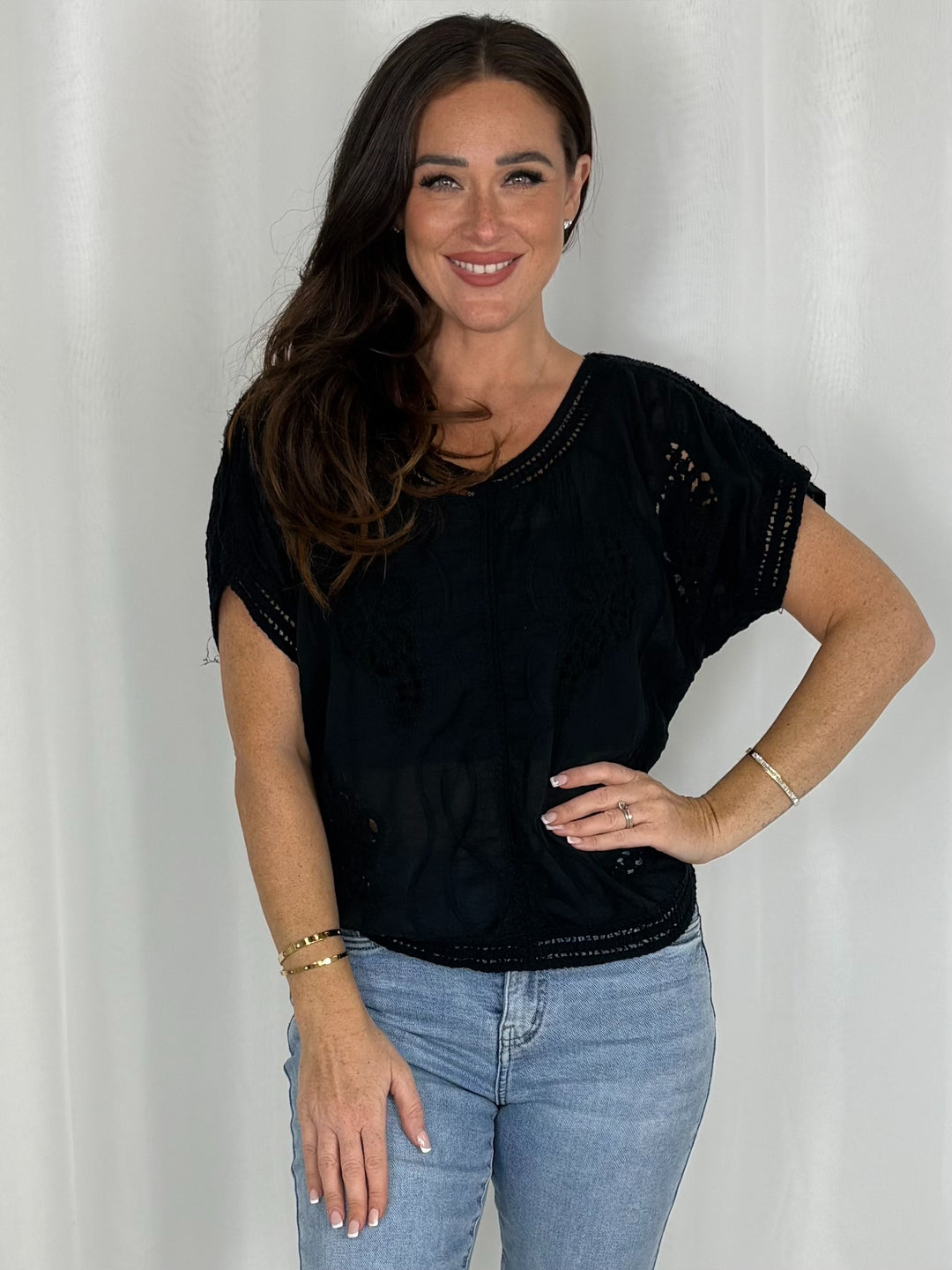 Crochet Round Neck Top (5 Colours)