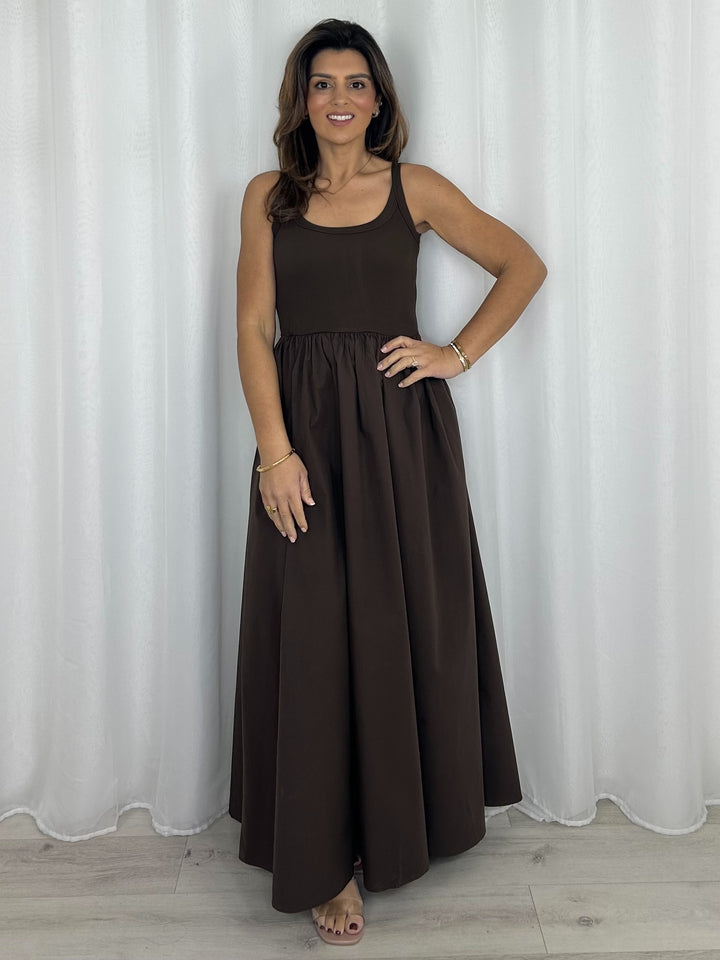 Ribbed Vest Top Maxi Dress (3 Colours)