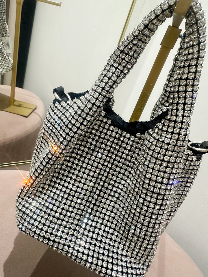 Mini Slouchy Diamante Bag (2 Colours)