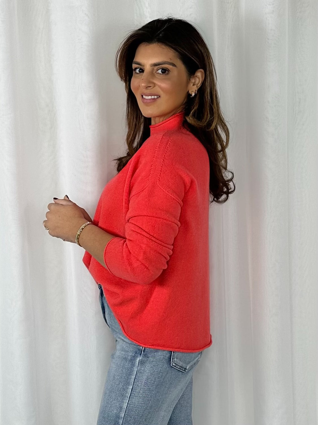 Soft Knit High Neck Jumper (5 Colours)