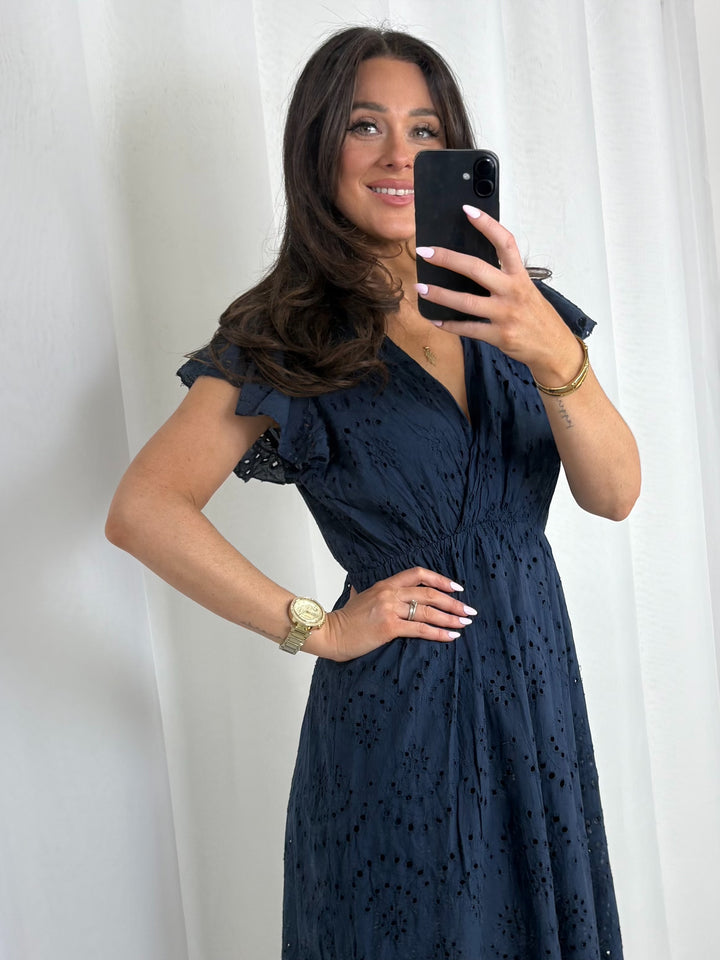 Embroidery Anglaise Dress (5 Colours)