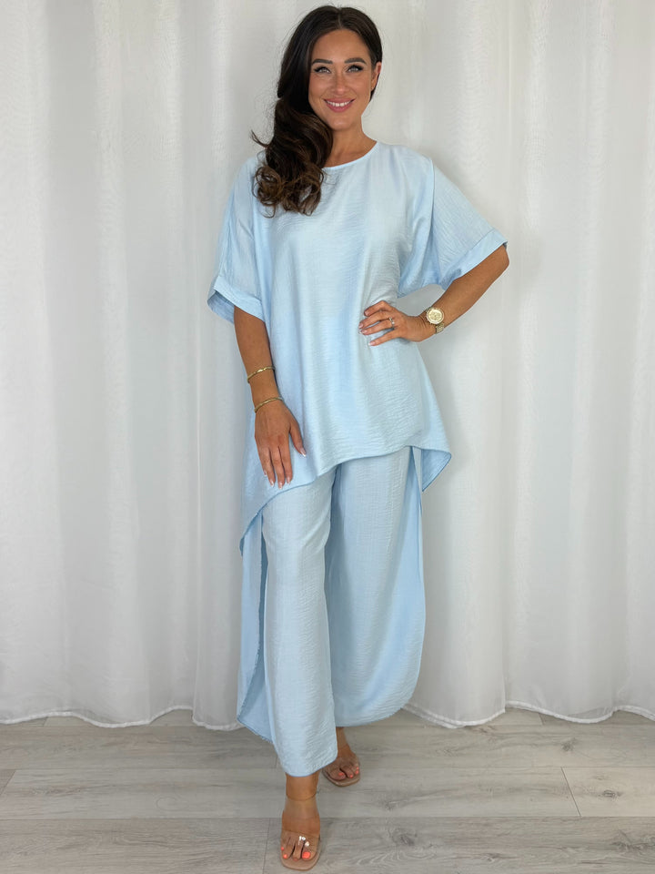 Oversized Top And Split Trouser Co-Ord (8 Colours)
