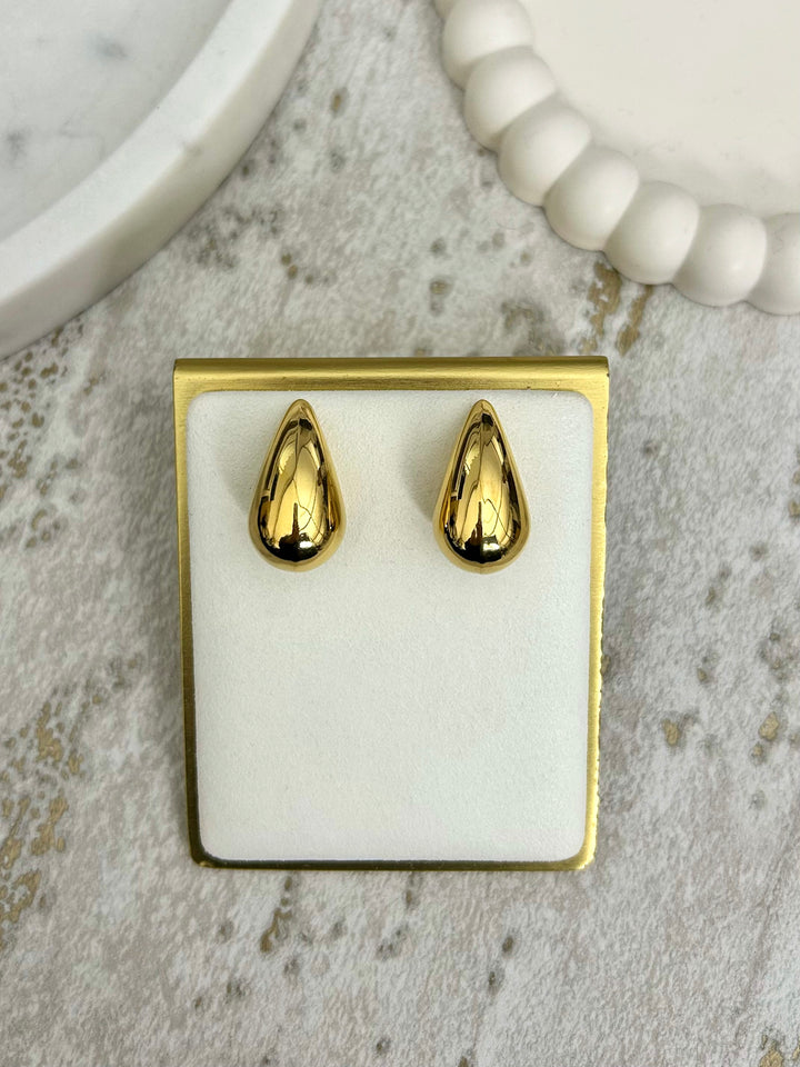 Large Teardrop Chunky Earrings (5 Styles)