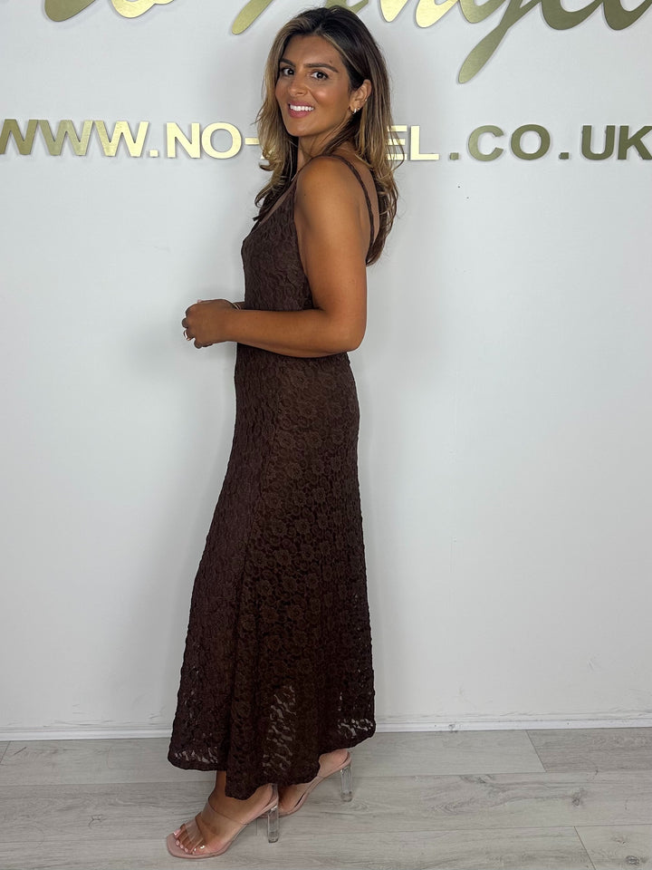 Strappy Lace Lined Maxi Dress (4 Colours)