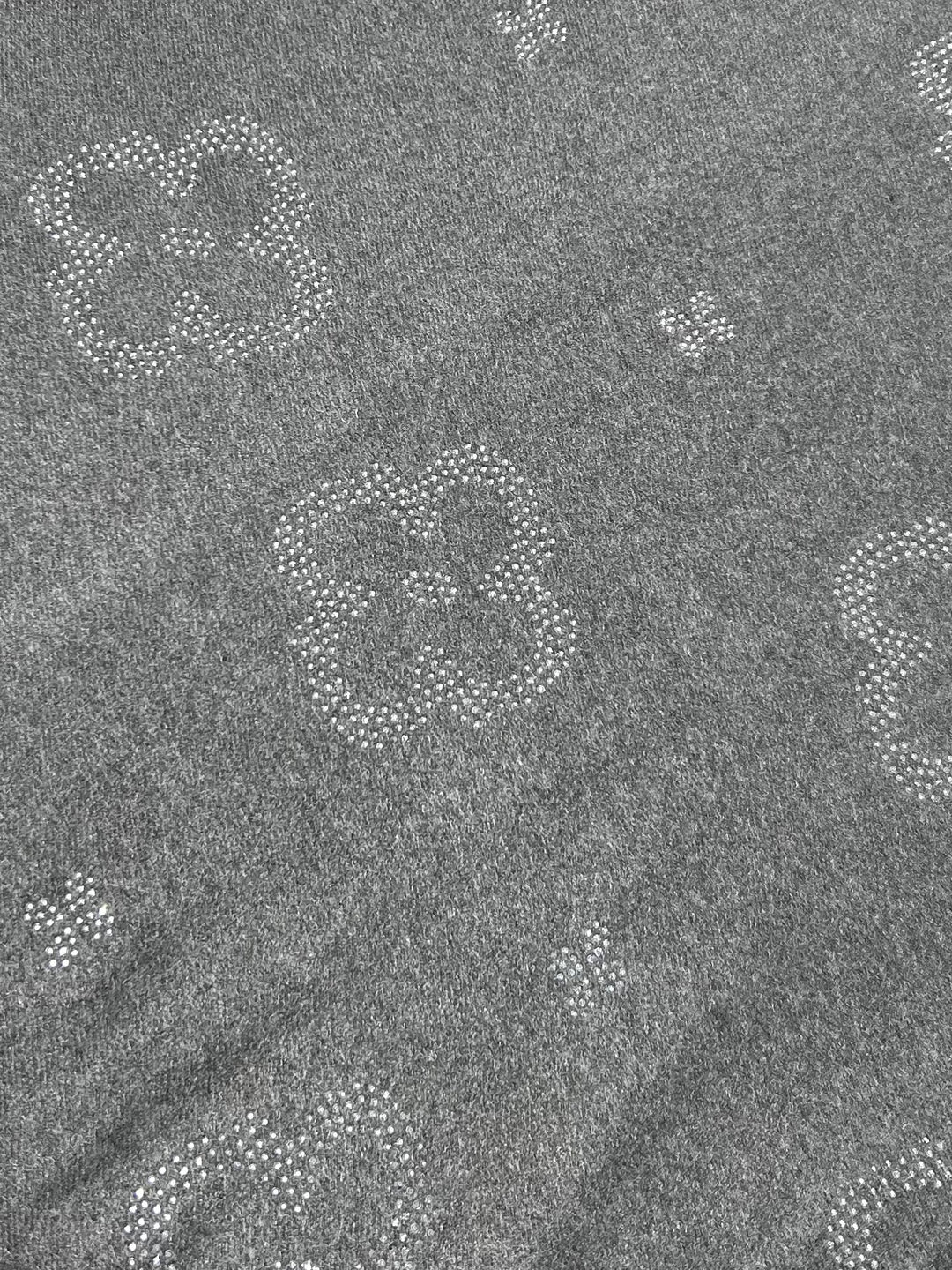 Studded Clover Flower Detail Scarf (2 Colours)
