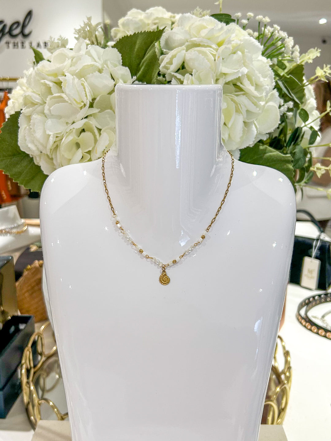 Gold Beaded Necklaces (12 Styles)