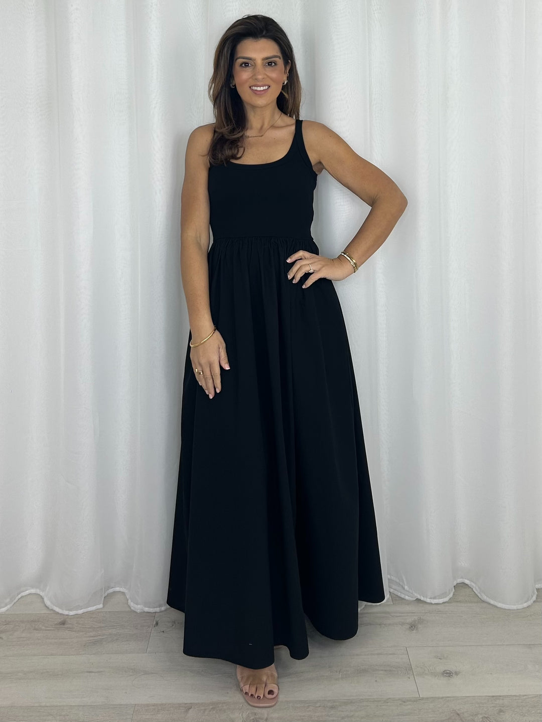 Ribbed Vest Top Maxi Dress (3 Colours)