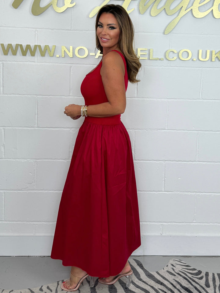 Flared T-Shirt Midi Dress (6 Colours)