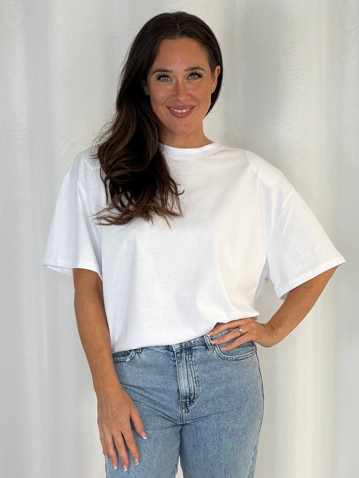Oversized Shoulder Padded T-Shirt (3 Colours)