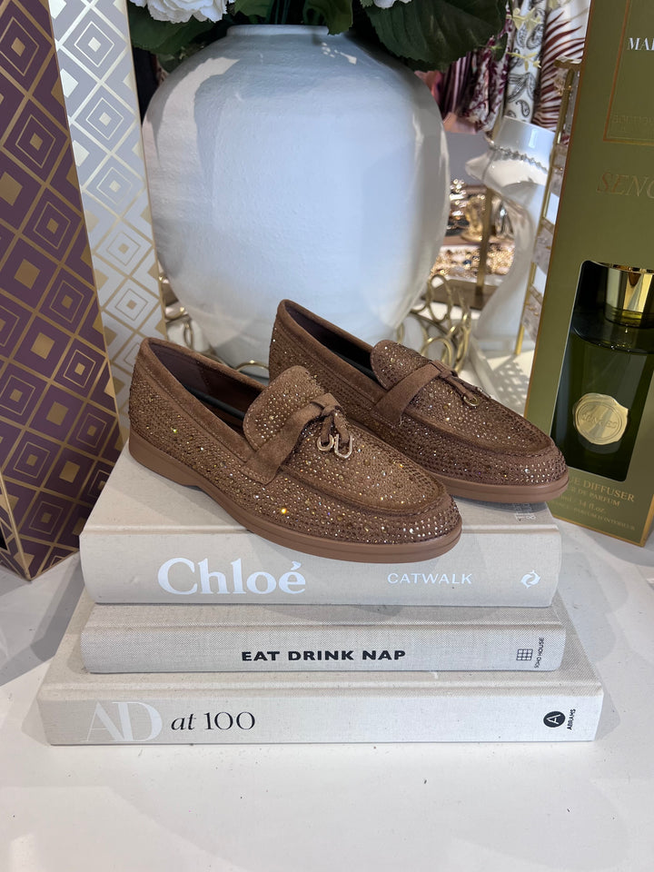 Diamante Loafers (2 Colours)