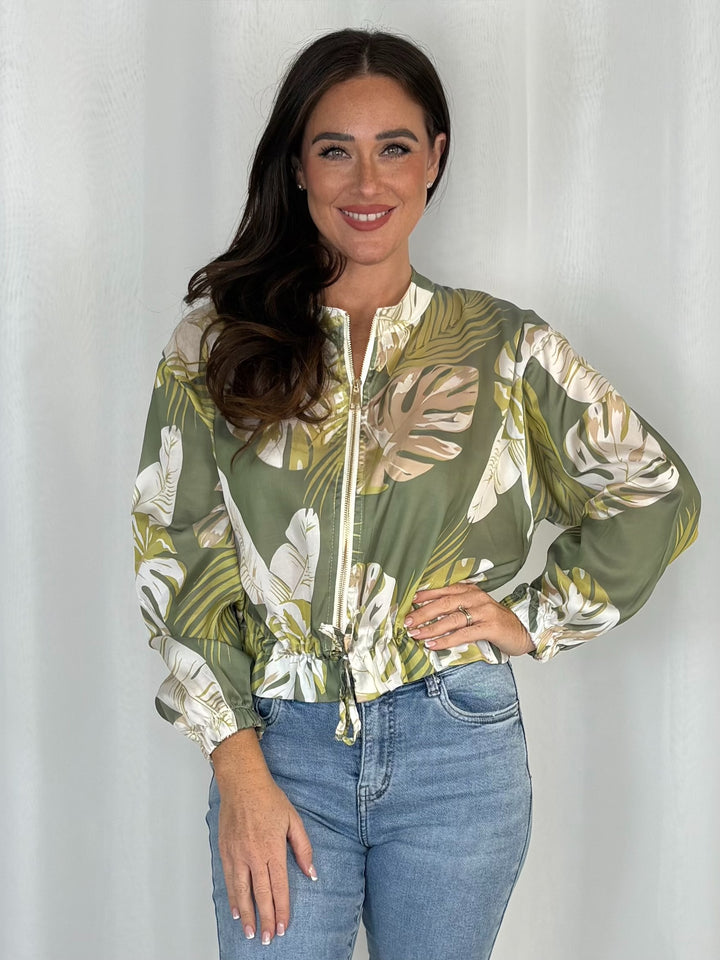 Zip Up Printed Bomber Jacket (3 Styles)