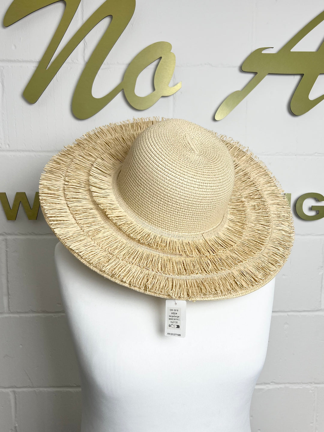 Straw Fringe Hat (2 Colours)