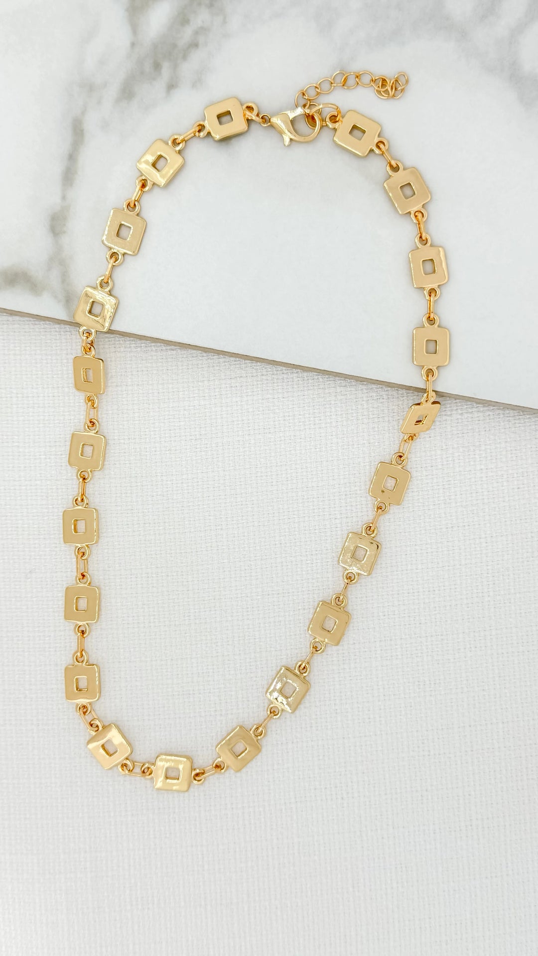 Square Link Necklace (2 Colours)