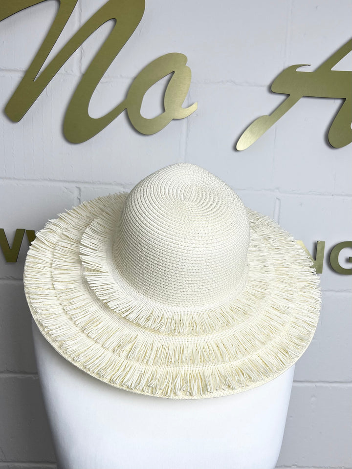 Straw Fringe Hat (2 Colours)