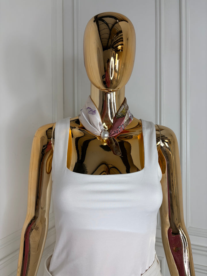 Magnetic Pearl Neck Scarf (22 Colours)