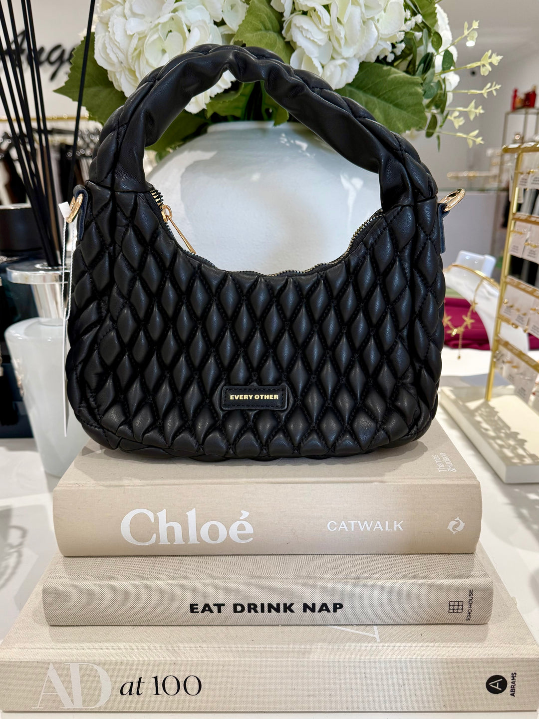 Quilted Style Grab Crossbody Bag (2 Colours)