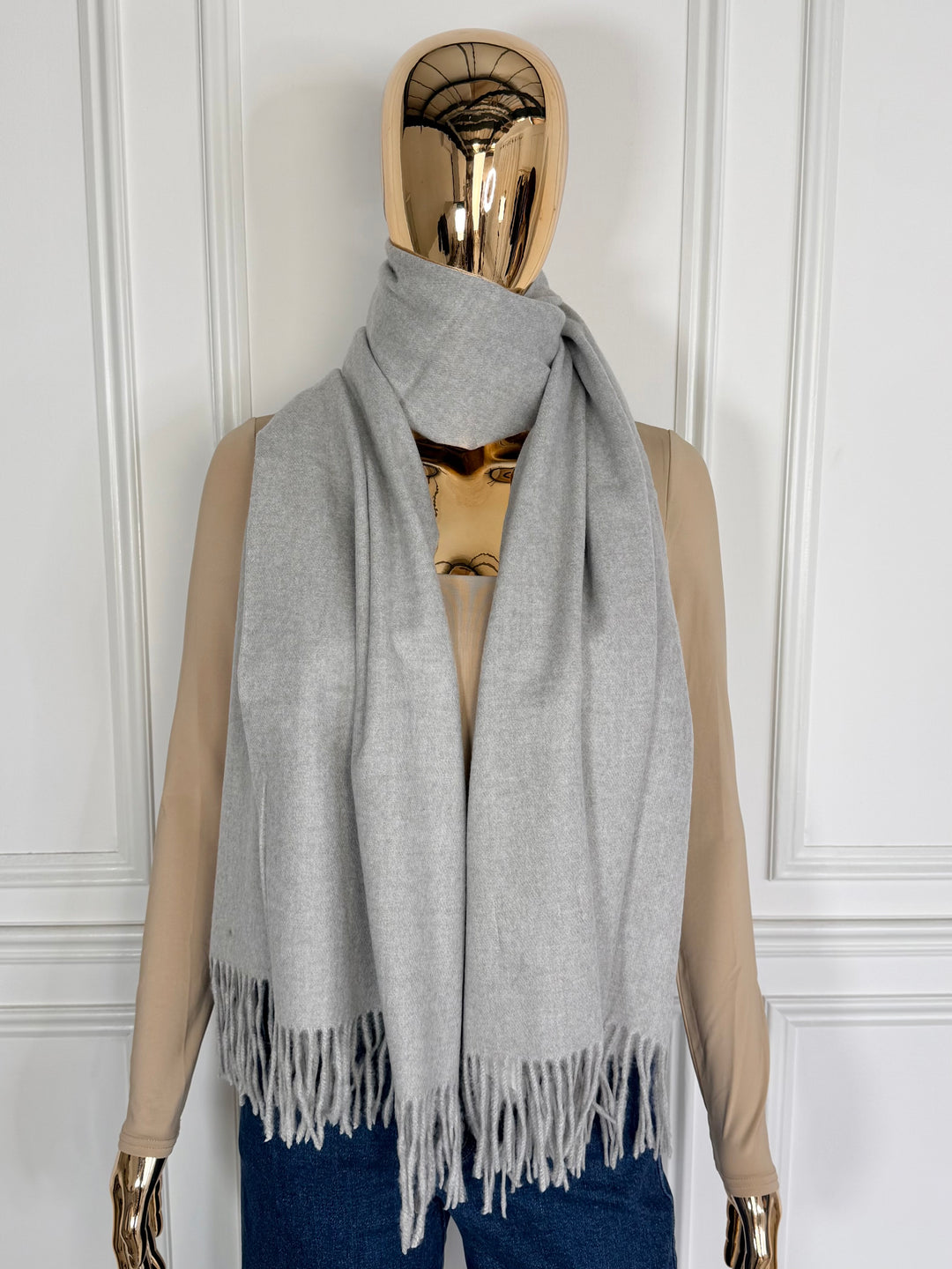 Cashmere Tassel Edge Scarf (8 Colours)