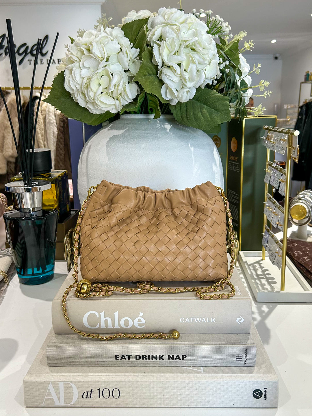 Woven Gold Hardware Bag (6 Colours)