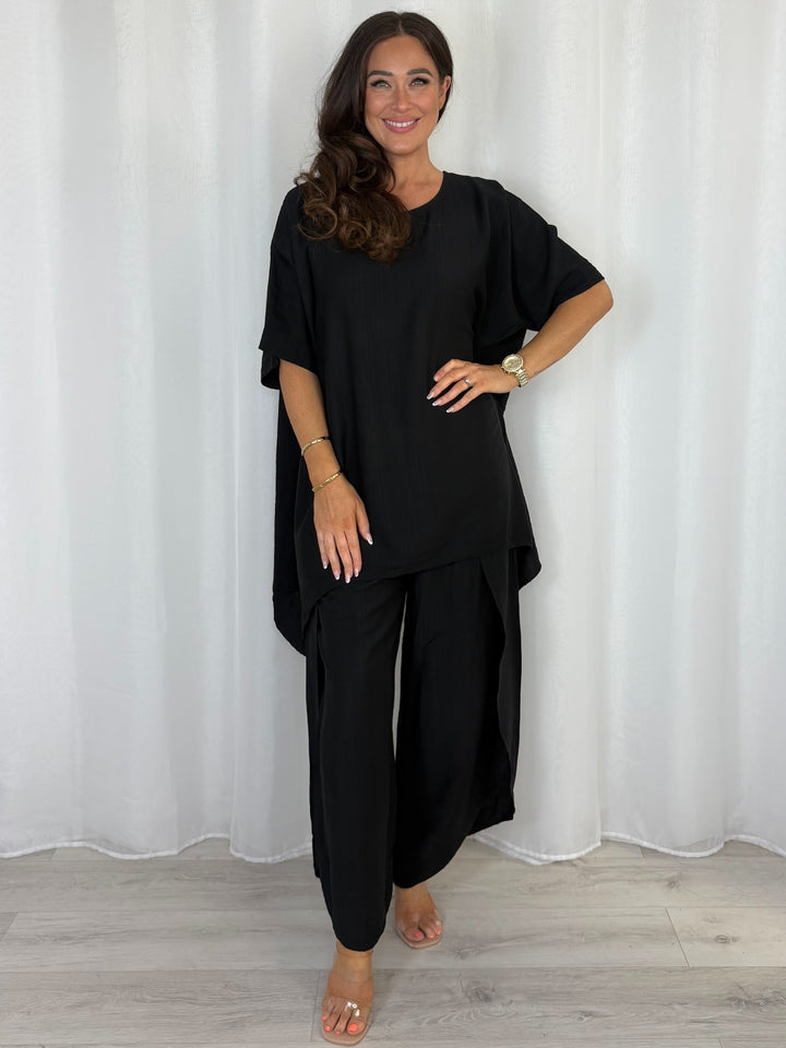 Oversized Top And Split Trouser Co-Ord (8 Colours)