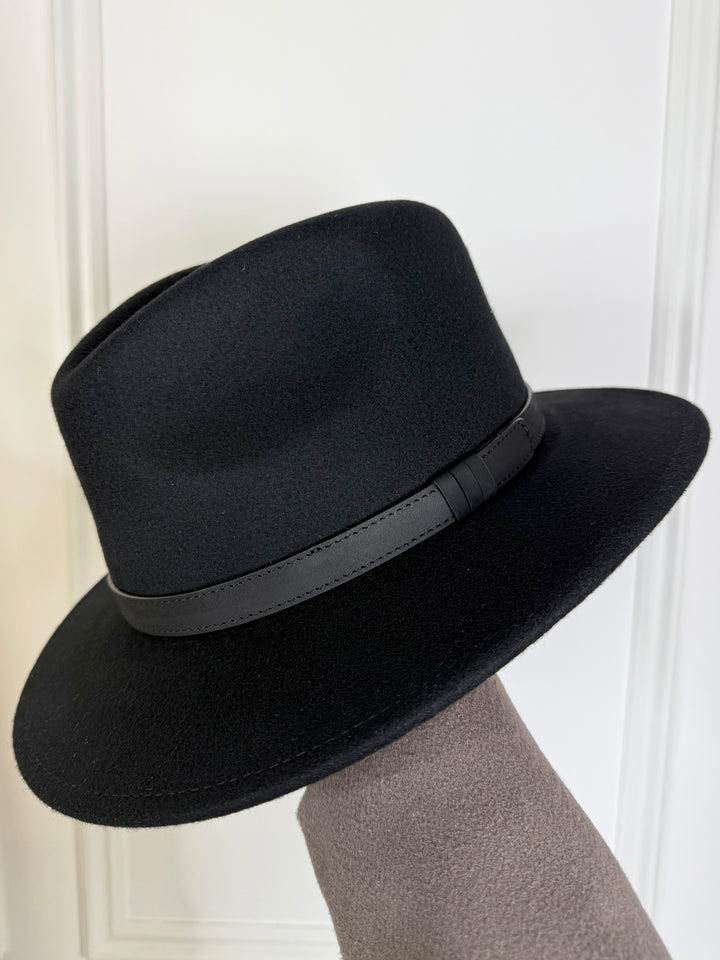 Thin Leather Strap Fedora Hat (7 Colours)