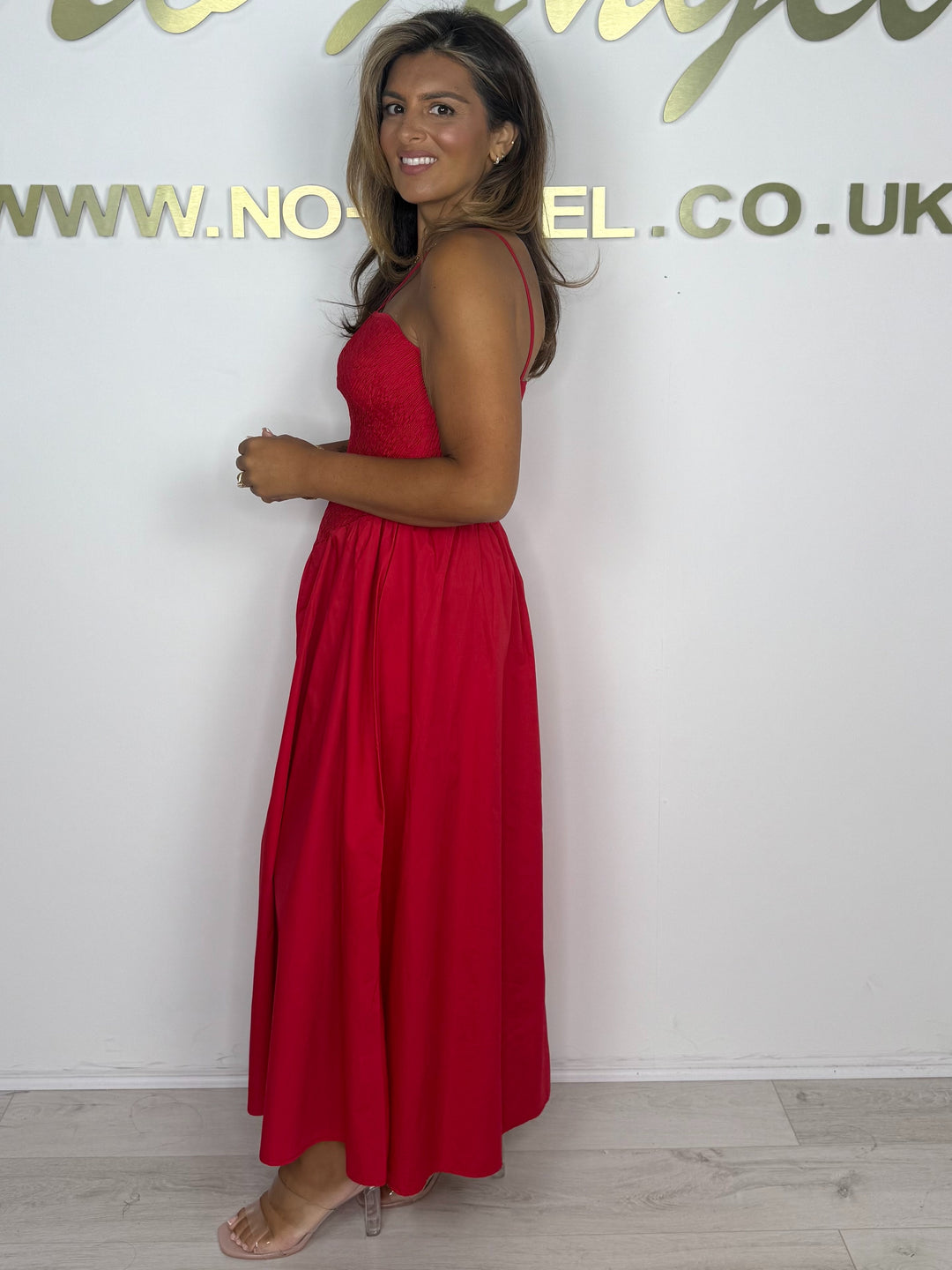 Elasticated Top Puff Skirt Maxi Dress (5 Colours)