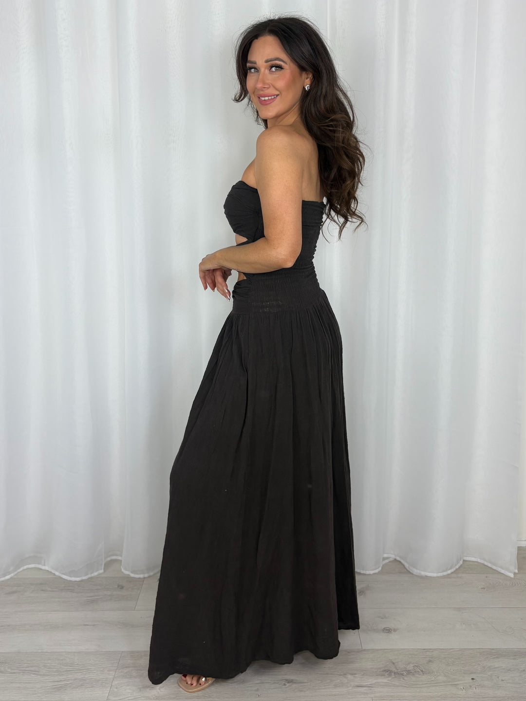 Knot Front Detail Bandeau Maxi Dress (5 Colours)