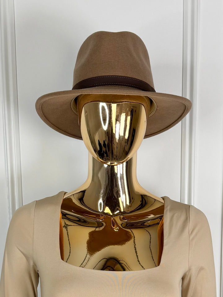 Thin Leather Strap Fedora Hat (7 Colours)
