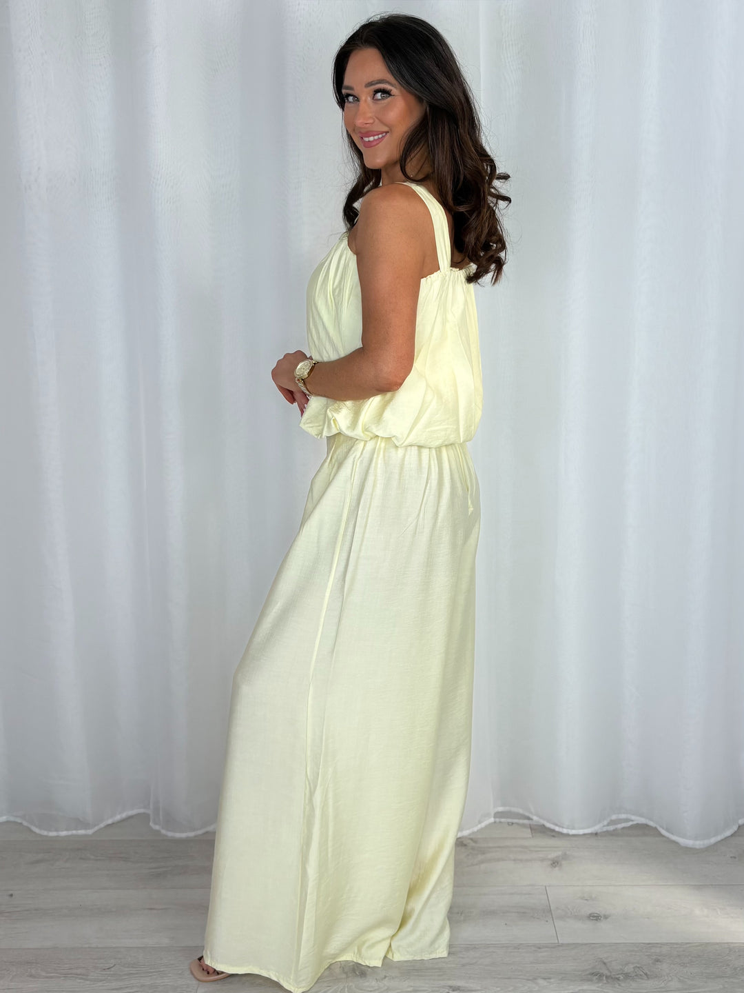 Balloon Style Top And Pleated Trouser Co-Ord (8 Colours)