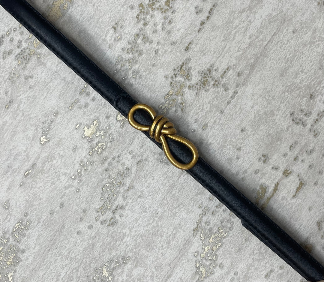 Gold Infinity Faux Leather Belt (4 Colours)