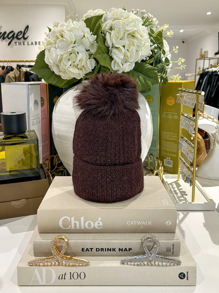 Scattered Sequin Bobble Hat (6 Colours)