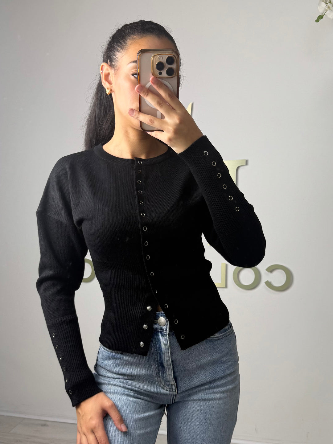 Soft Knit Button Up Ribbed Bottom Cardigan (4 Colours)