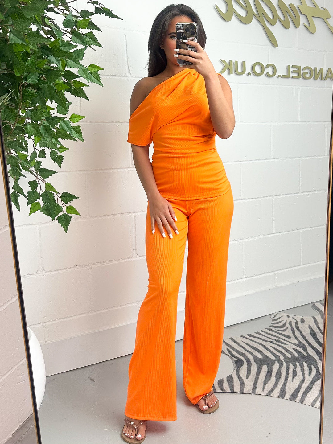 Slash Neck Trouser Co-ord ( 4 Colours )
