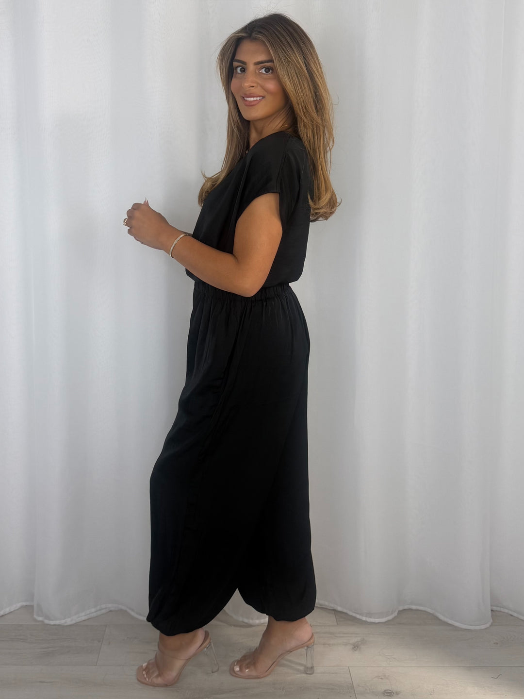 V-Neck Top And Trouser Co-Ord (3 Colours)