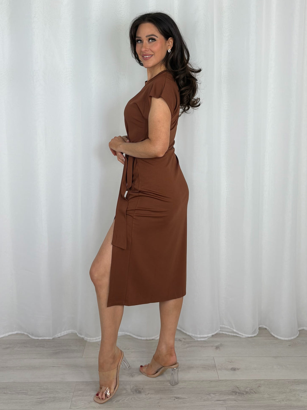 Bow Detail Tie Up Dress (2 Colours)